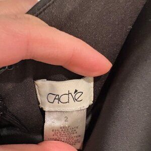 Cache One Shoulder Cocktail Dress Size 2
